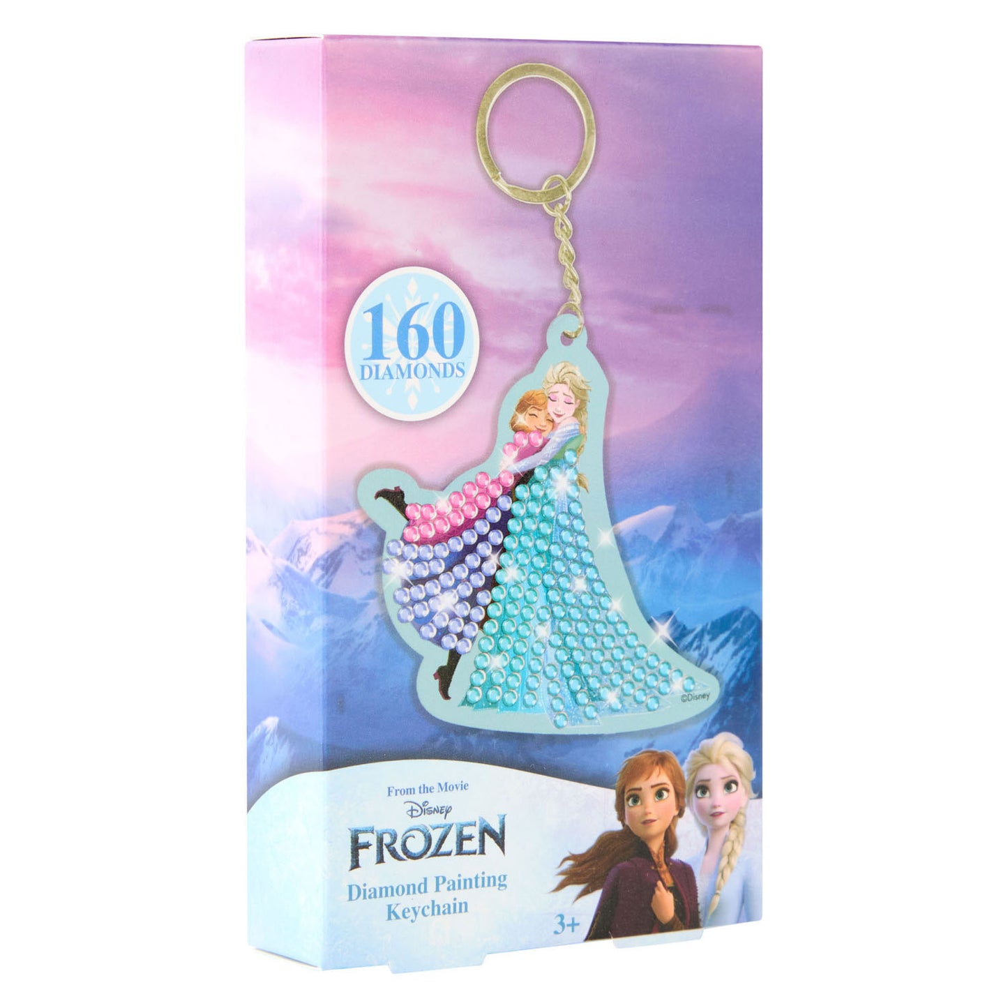 Canenco Frozen Diamantmalerei-Schlüsselanhänger