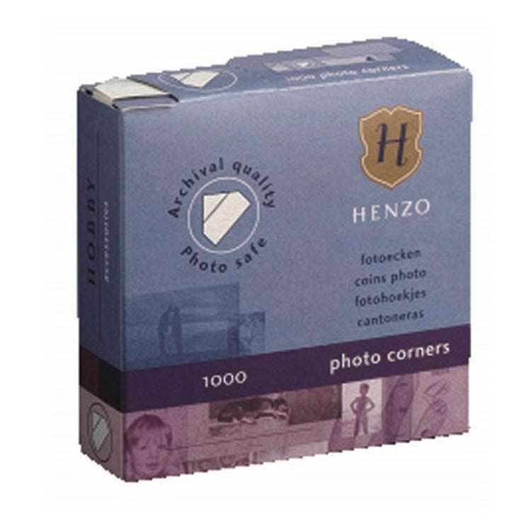 Henzo Fotoecken Box mit 1000 Stück.