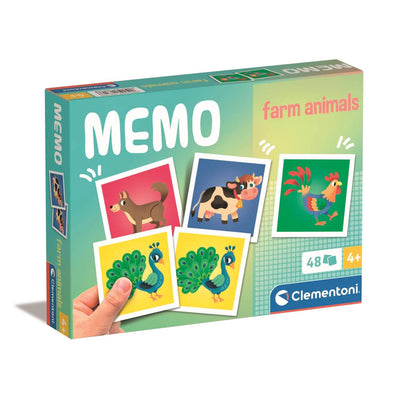 Clementoni Memospel Nutztiere