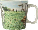 Wiebe van der Zee Wiebe's Farm Minibecher Ziege 230 ml, Schachtel mit 6 Stück, Porzellan - afbeelding 1