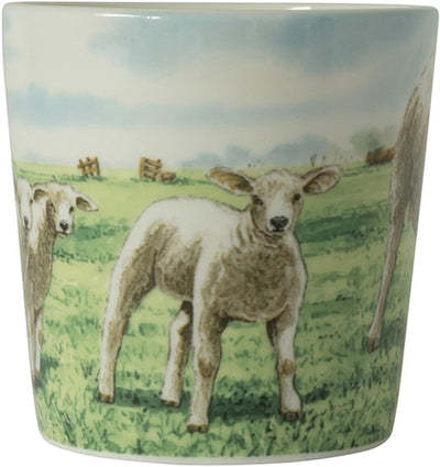 Wiebe van der Zee Wiebe's Farm Minibecher Schaf 230 ml, Schachtel mit 6 Stück, Porzellan