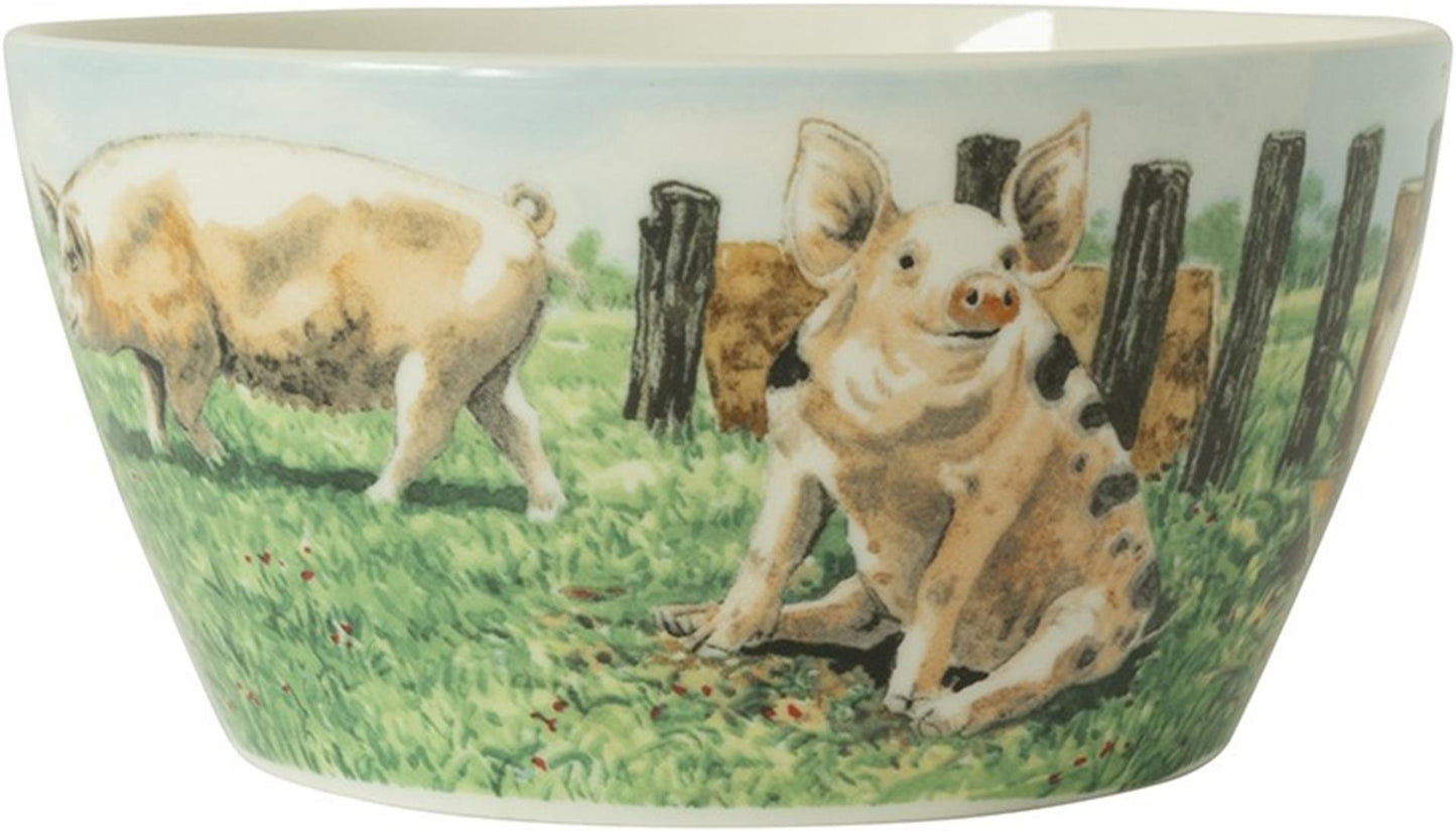 Wiebe van der zee wiebe's farm Schüssel Schwein ø13cm 6 Stk