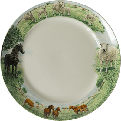 Wiebe van der Zee Wiebe's Farm Teller Pferd Schaf ø25cm 6 Stk