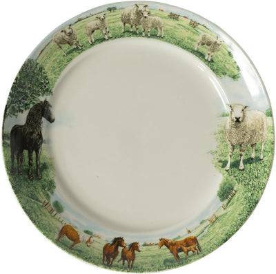 Wiebe van der Zee Wiebe's Farm Teller Pferd Schaf ø21cm 6 Stk