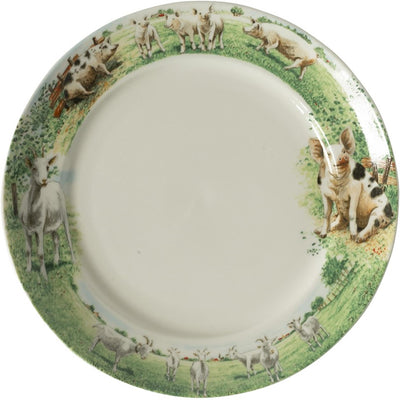 Wiebe van der Zee Wiebe's Farm Teller Ziege Schwein ø21cm 6 Stk