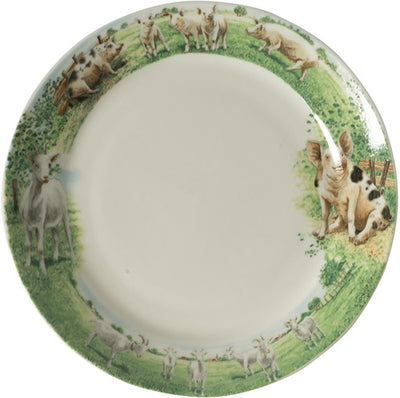 Wiebe van der Zee Wiebe's Farm Teller Ziege Schwein ø18cm 6 Stk