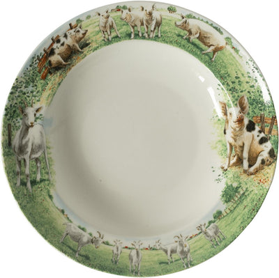 Wiebe van der Zee Wiebe's Farm tiefer Teller Ziege Schwein 6-tlg