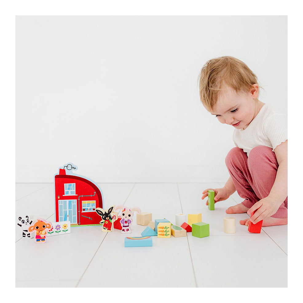 Bambino -Spielzeug -Holzblöcke