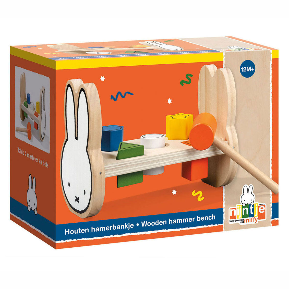 Bambino -Spielzeug Hamperbankje Holz