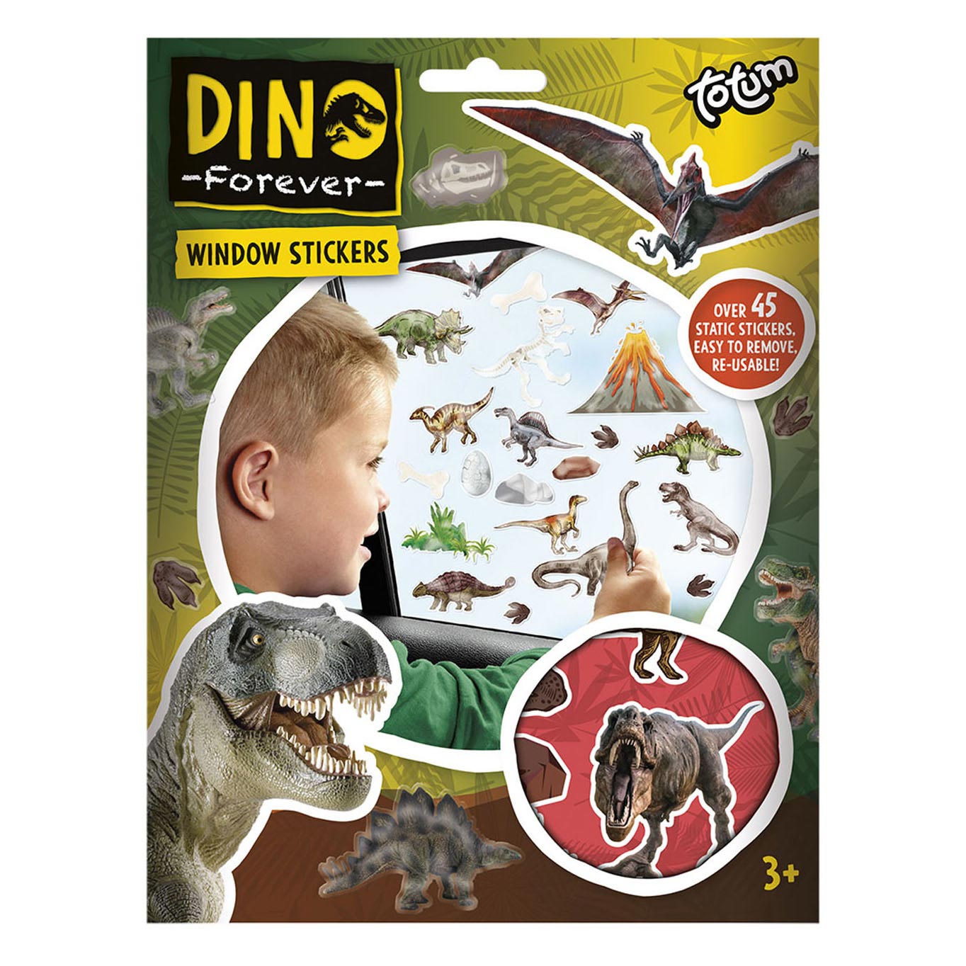 Totum Dino für immer - Fensteraufkleber