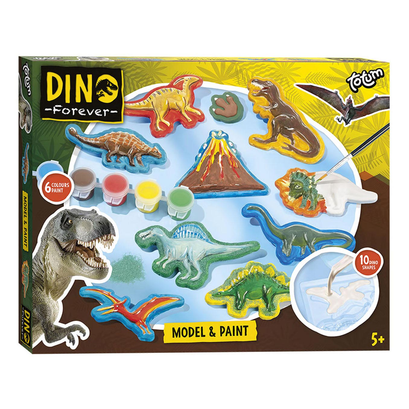 Totum Dino für immer - Gips spielen und malen