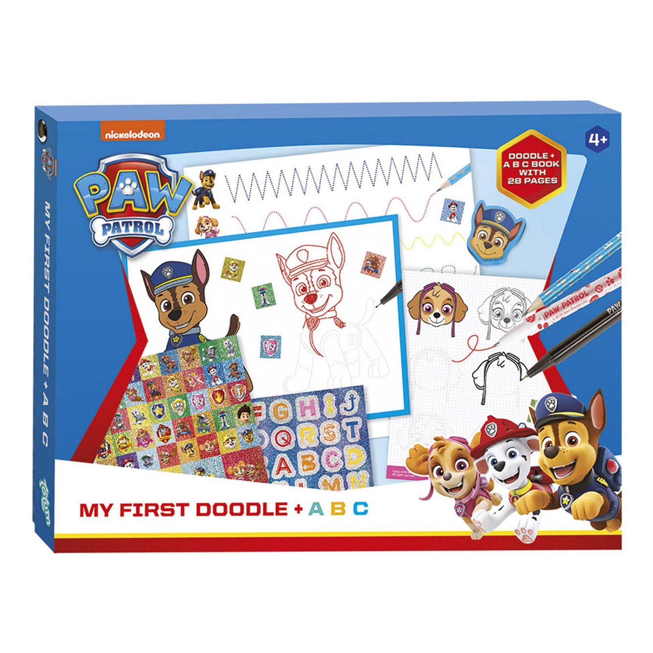 Totum Paw Patrol - Mein erstes Doodle + ABC lernt zu schreiben