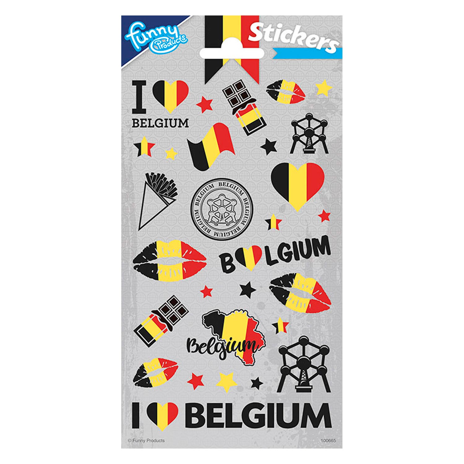 Totum Stickervel Belgien