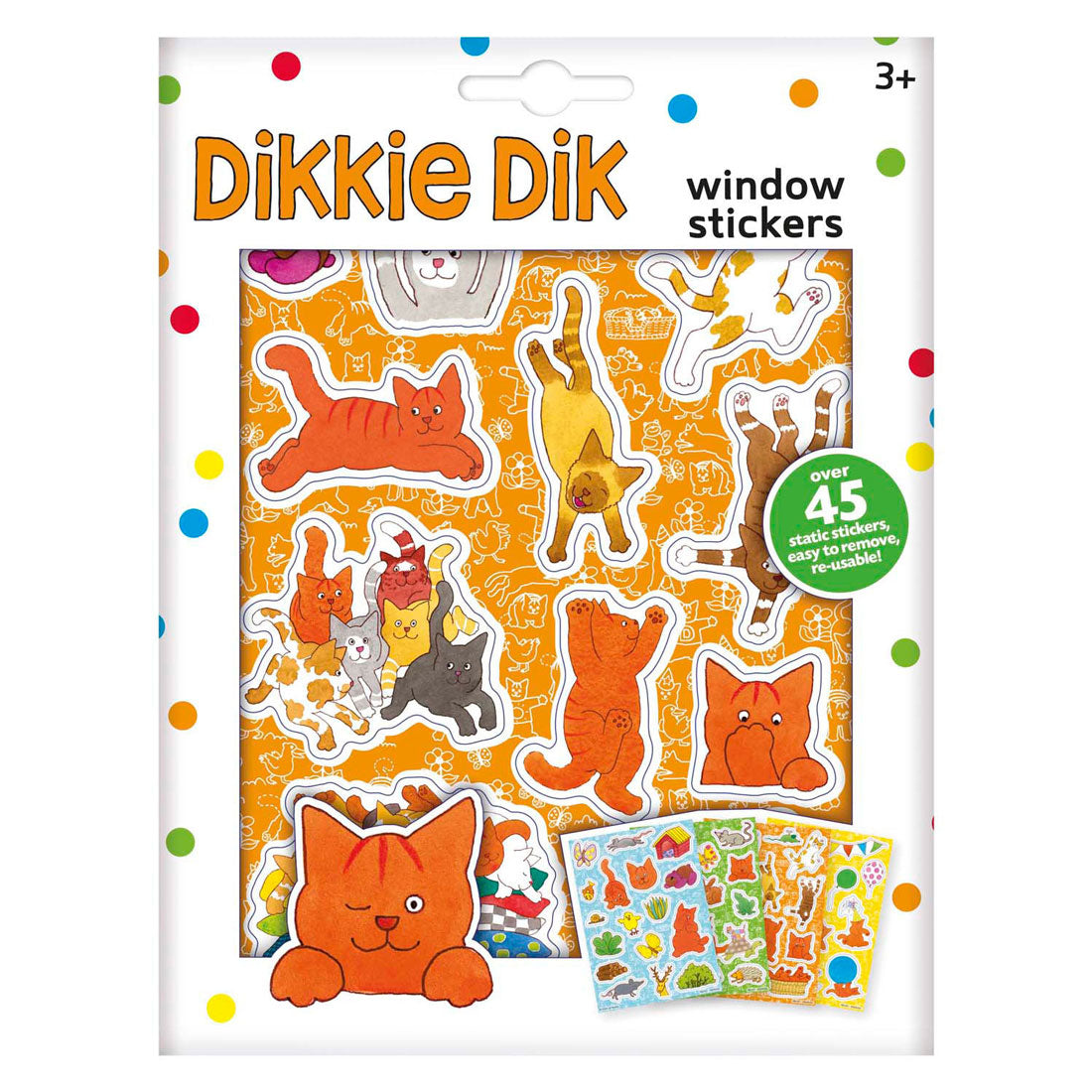 Bambelino Toys Dikkie Dik Fenster Aufkleber, 45dlg.