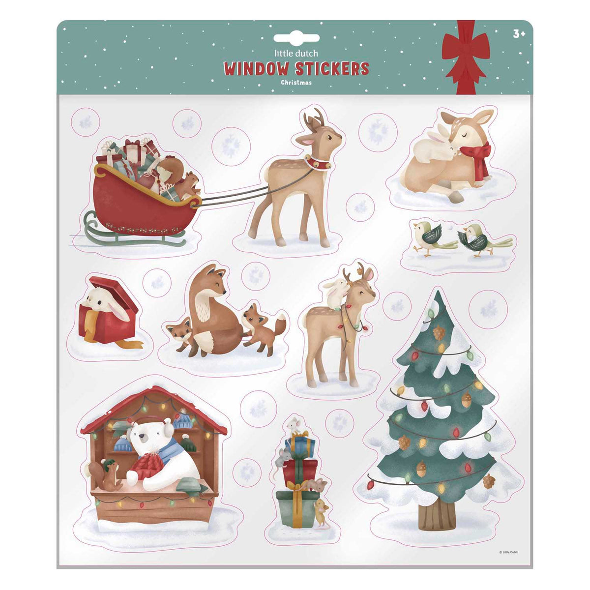 Weihnachts-Fensteraufkleber von Bambolino Toys