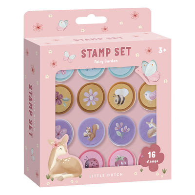 Bambolino Toys Little Dutch Stamps Fairy Garden – 16 Stück.