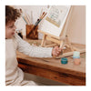 Kleine niederländische Fingerfarbe Set Forest Friends Green 14 Papes