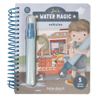 Little Dutch, magisches Wasser-Malbuch, Jim-Fahrzeuge