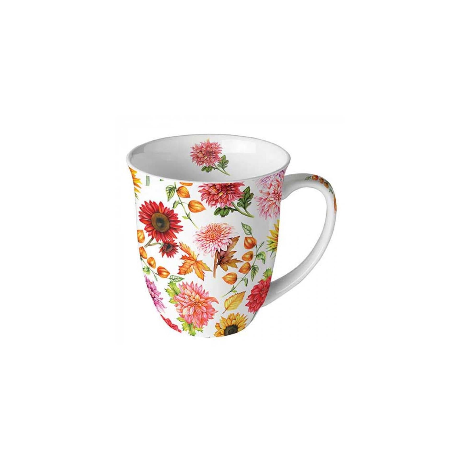 Ambiente Becher 400ml Herbstblüte