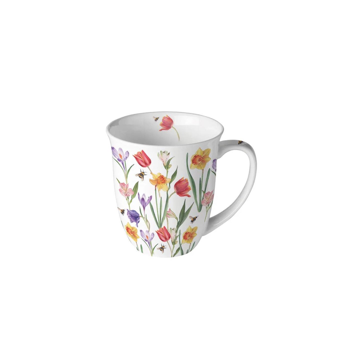 Ambiente Becher 0,4l Blumen im Frühling