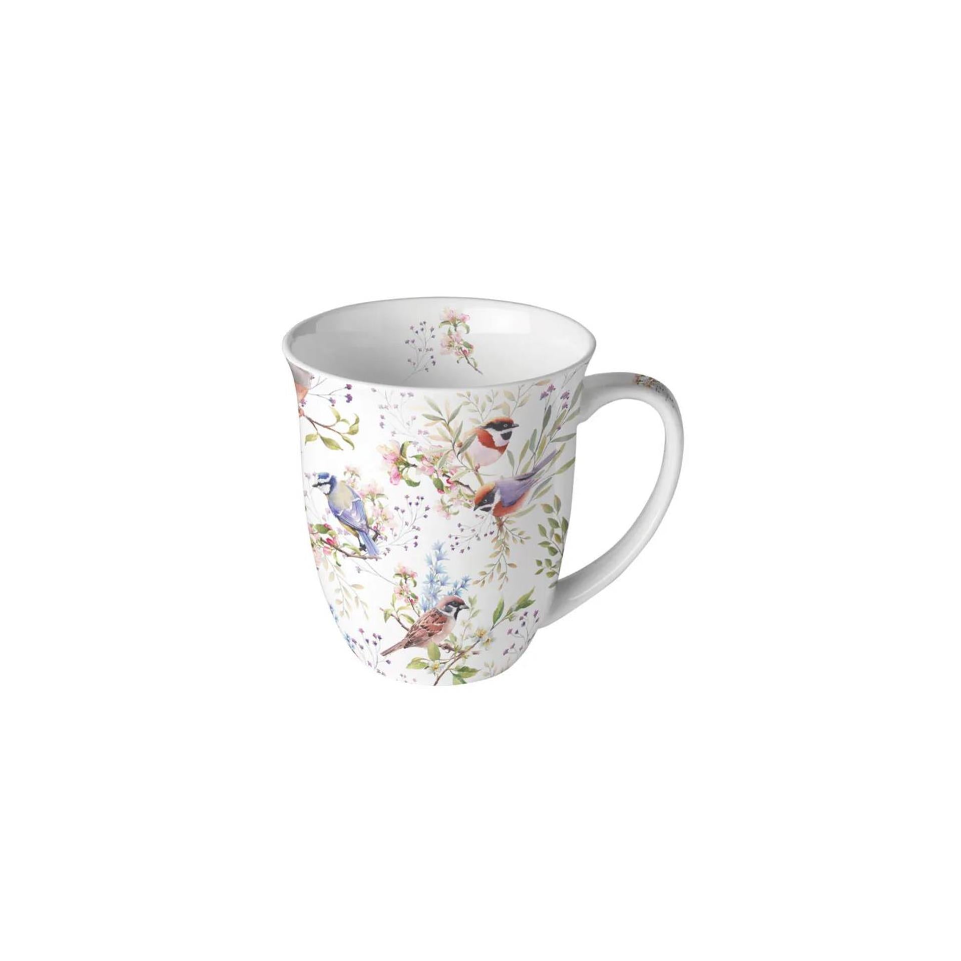 Ambiente Becher 0,4 l fleißige Vögel