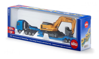 Siku 1847 Schwertransporter mit Tieflader