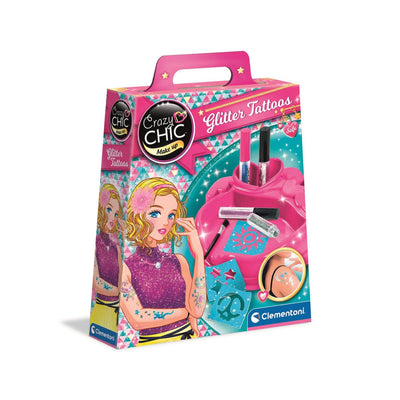 Clementoni Crazy Chic - Glitzer -Tattoos