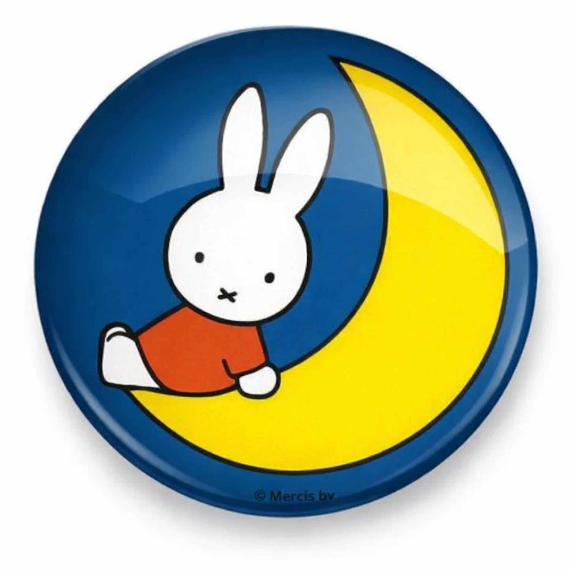 Miffy Glasmagnet XL Mond ø5cm