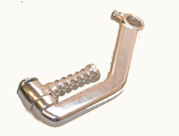 Edge Kickstarter Piaggio Vespa Scooter 2 Strich 50ccm Aluminium Silber