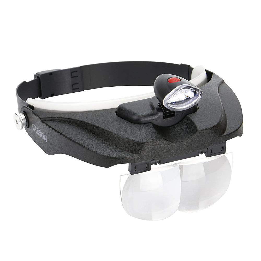 Carson Head Loop Pro Series Magnivisor Deluxe mit LED- und 4 Objektiven