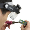 Carson Head Loop Pro Series Magnivisor Deluxe mit LED- und 4 Objektiven