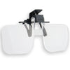 Carson Loep Brille 2x (+4.00 Dioptrie) Clip-On und Flip-up