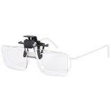 Carson Loep Brille 2x (+4.00 Dioptrie) Clip-On und Flip-up - afbeelding 4