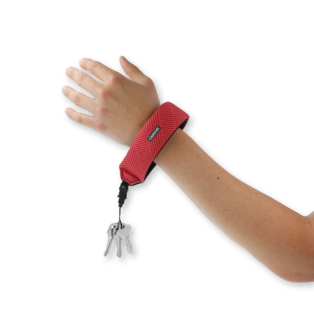 Carson schwimmendem Armband für 5 Schlüssel rosa -Red