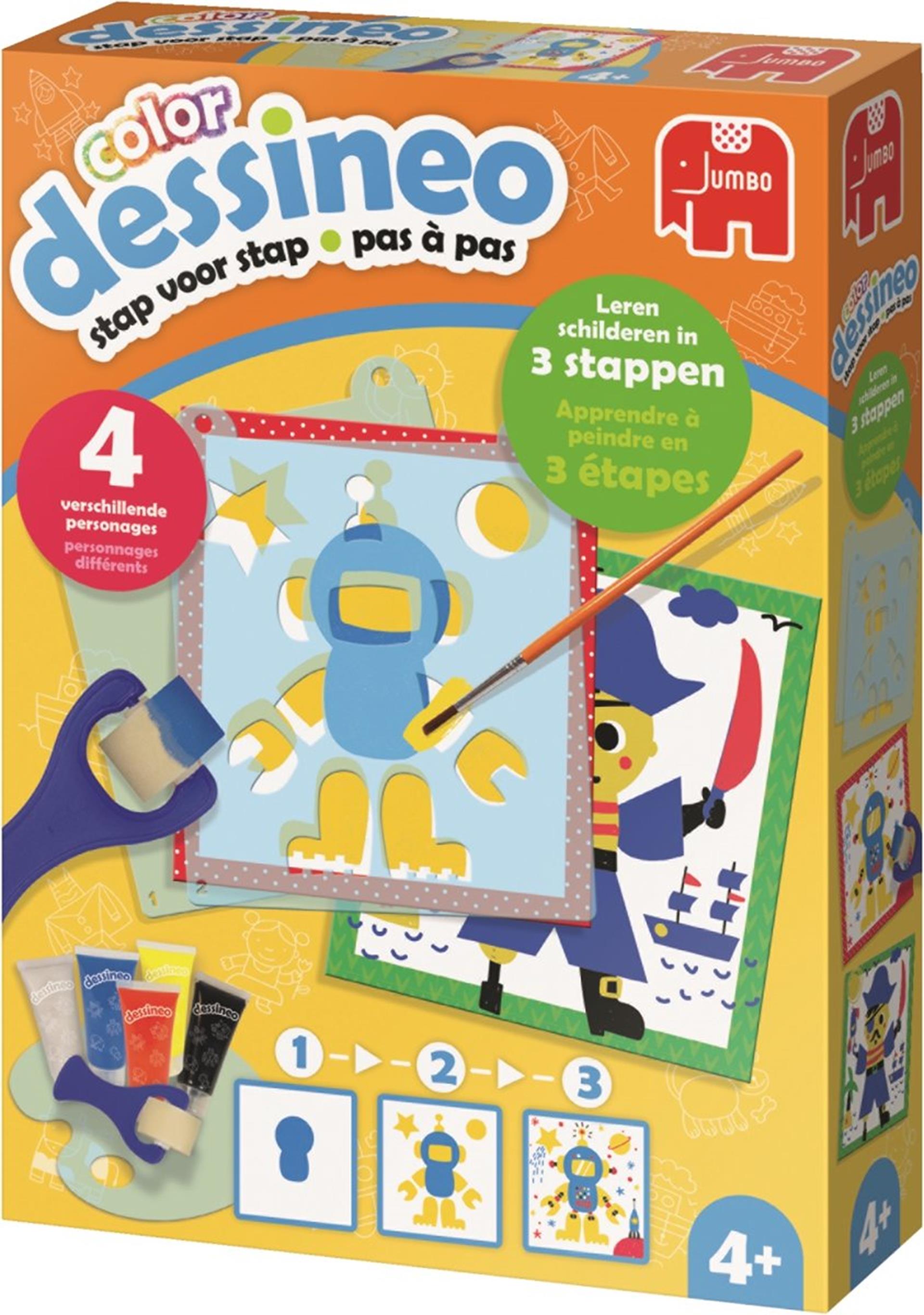 Jumbo-Dessineo-Malfiguren