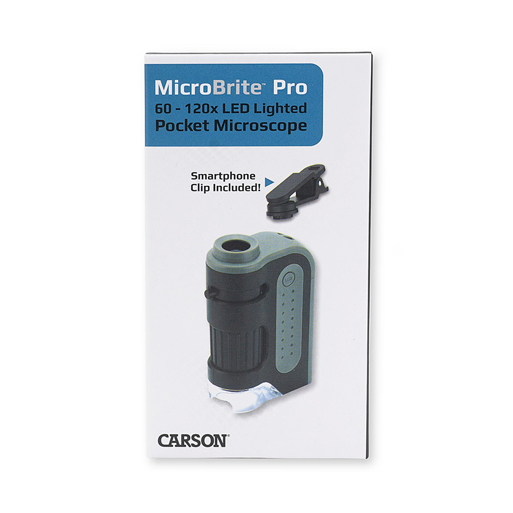 Carson Handmicroskop MM-350 Microbrite plus 60-120x mit Smartphone-Adapter
