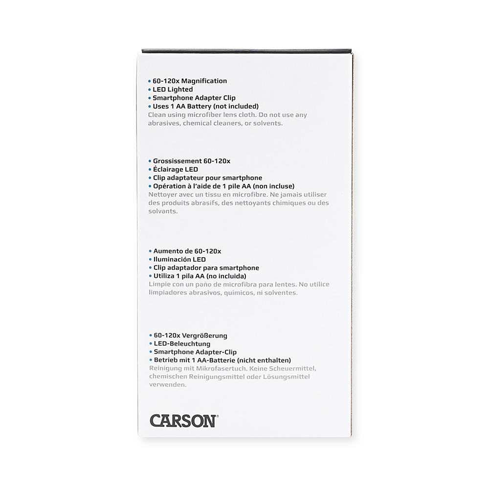 Carson Handmicroskop MM-350 Microbrite plus 60-120x mit Smartphone-Adapter