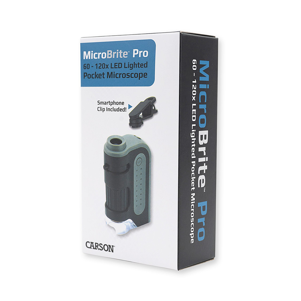 Carson Handmicroskop MM-350 Microbrite plus 60-120x mit Smartphone-Adapter