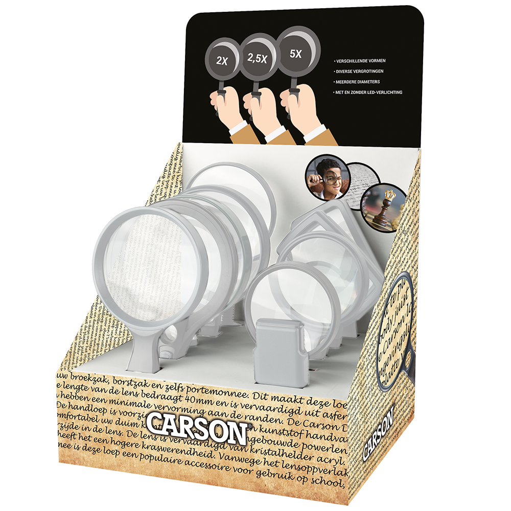 Carson Balie Display leer