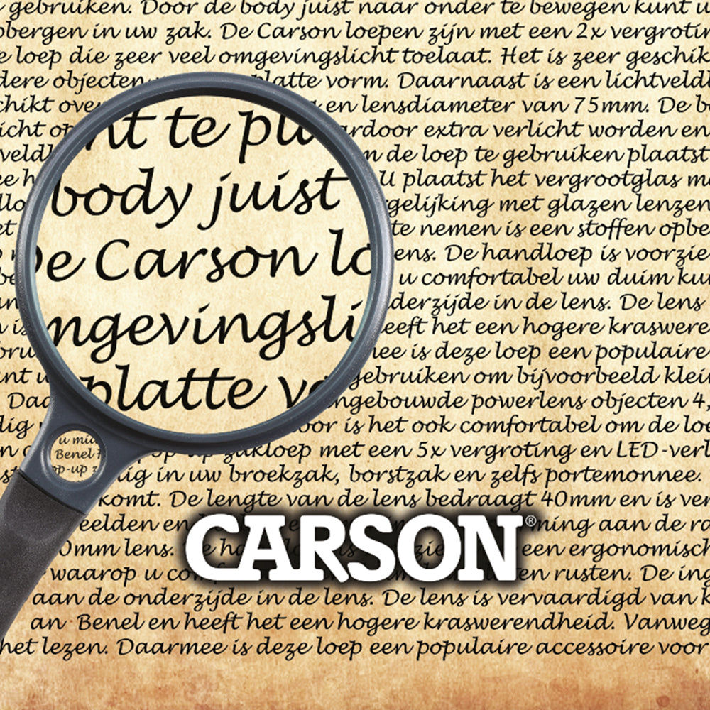 Carson Balie Display leer