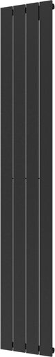 Plieger Cavallino Retto Single Design Heizkörper – 180 cm x 29,8 cm – 614 Watt – Black Graphite (Black Graphite)