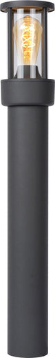 Lucid Lori - Sockellampe - 1xE27 - IP44 - Tag-Nacht-Sensor - Anthrazit