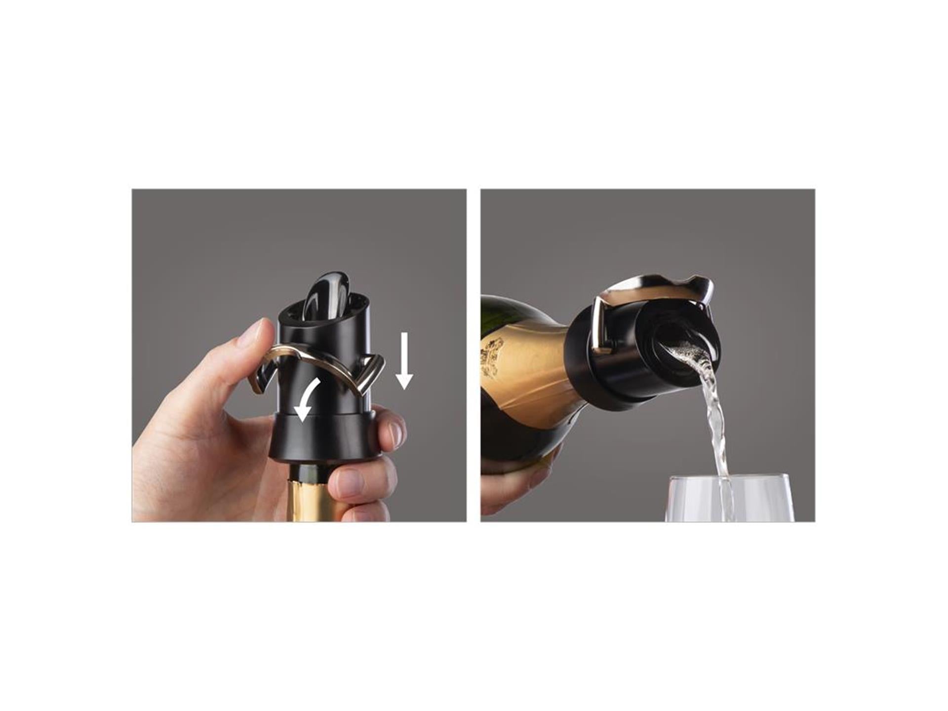 Vakuum-Vin-Champagner-Sparserver