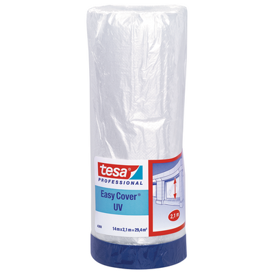 Tesa Professional 1003395 – Tesa Easy Cover UV 2100 mm x 14 m | 8 Stück