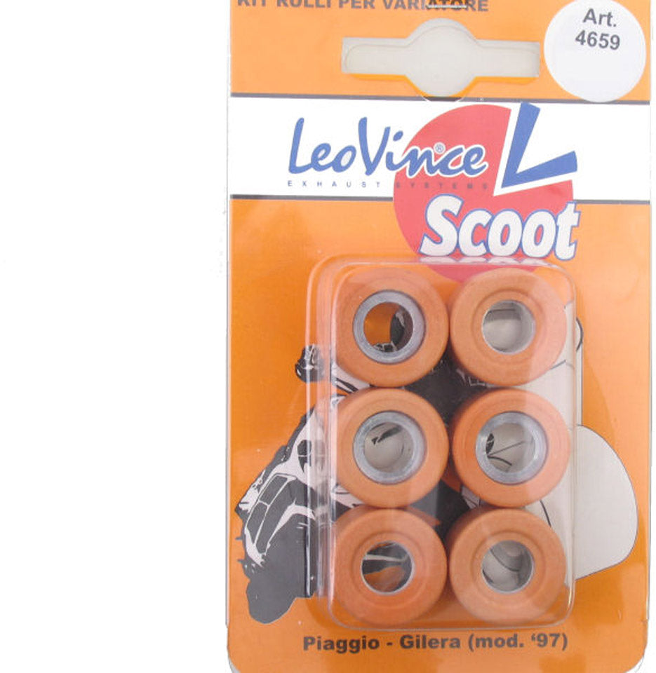 Leovince Vario-Rollenset Leo Vince 19x15,5 4,8 Gramm