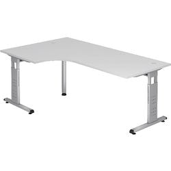 Bach Eckschreibtisch Hammerer Vos82 E D Melamin 200x120cm weiß
