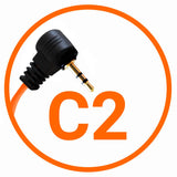 MIOPS -Kameraverbindung Kabel Canon C2 Orange - afbeelding 1