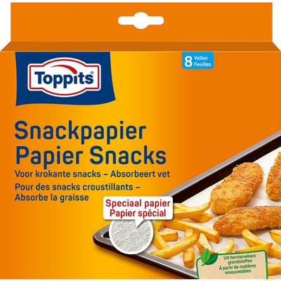 Toppits 1067534 - Snackpapier 8 Blatt | 10 Stück