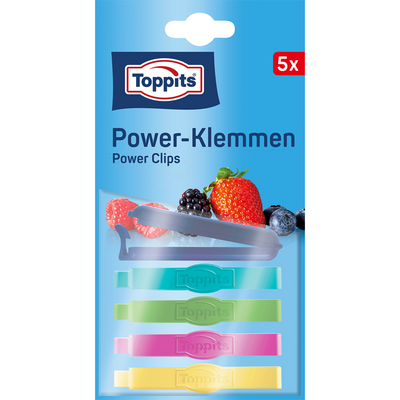 Toppits 1067512 - Power-Clips 5 Stück | 9 Stück