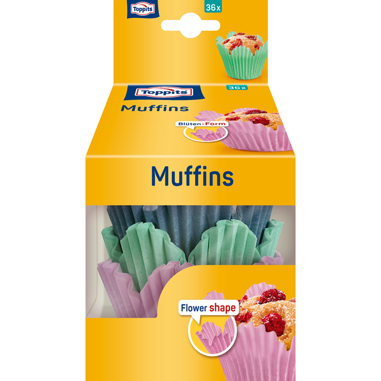 Toppits 1067516 - Muffinsmehl 36 Stück | 16 Stück